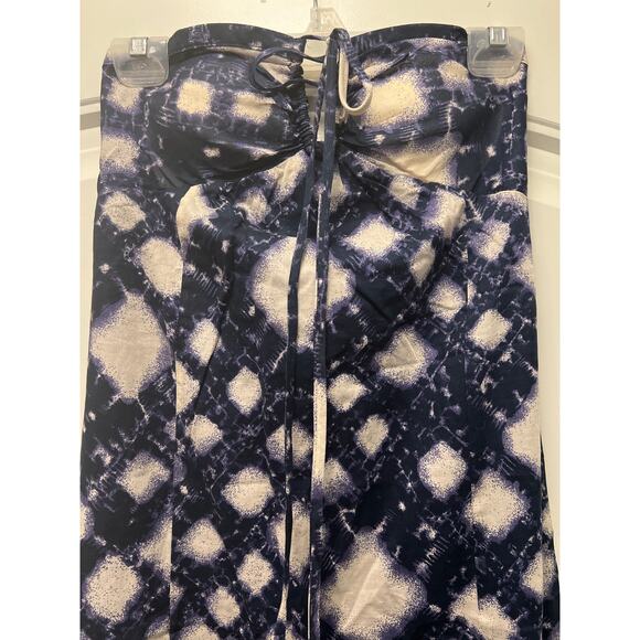 NWT Lauren Conrad Women’s Strapless Bohemian‎ Rhapsody Halter Maxi Dress Size 2 - Picture 2 of 7